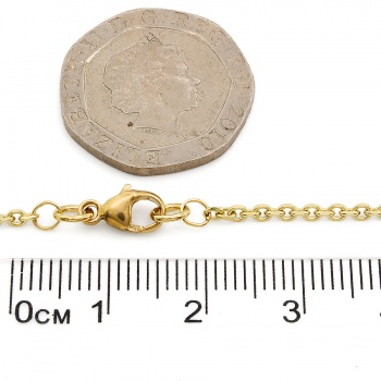 9ct gold 9 inch trace Anklet